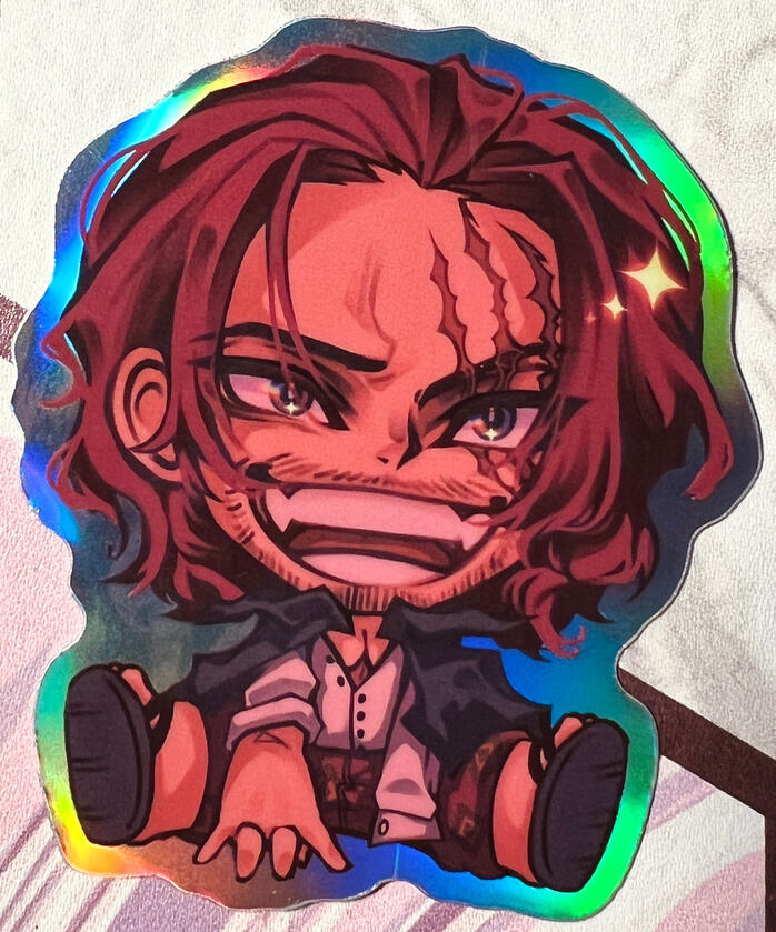 Shanks Holo Sticker