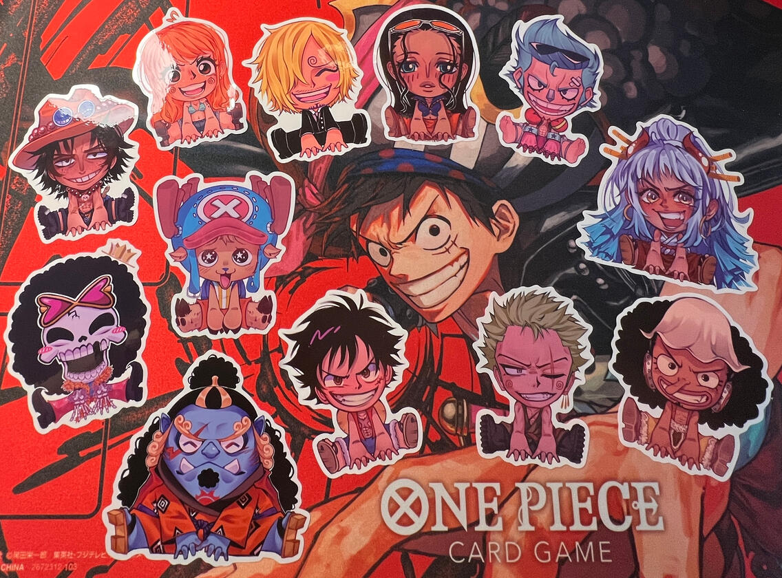 One Piece Vinyl Stickers