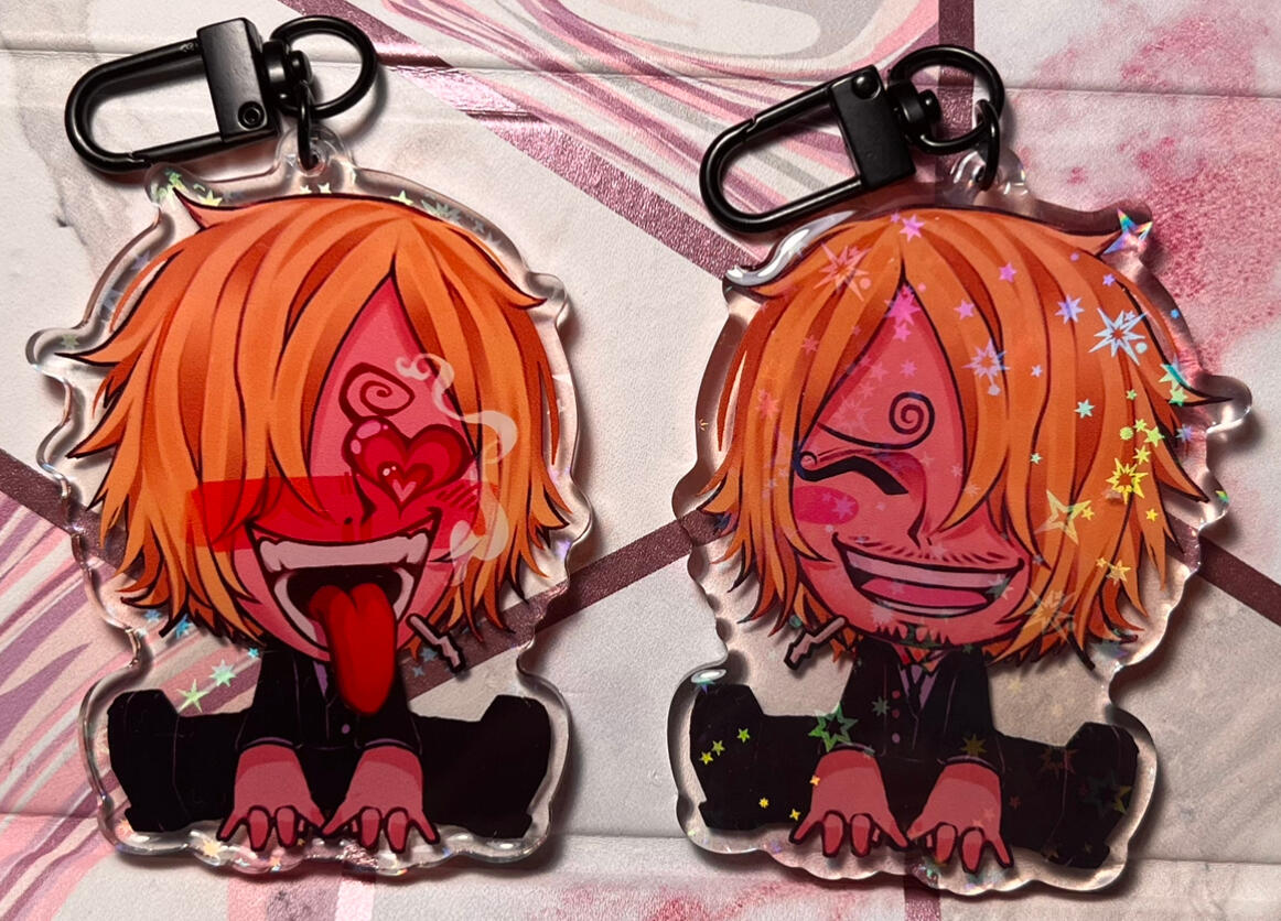 Sanji Holo Keychain