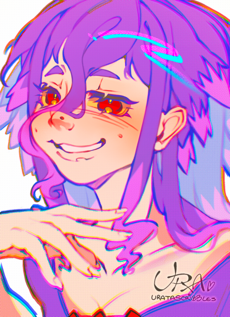 Character design art inspired by the pokemon, Mismagus!