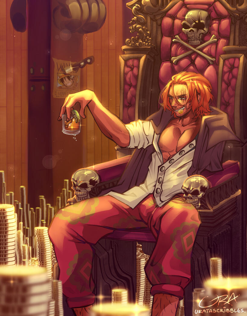 Artwork I did for Red-Haired Shanks Zine